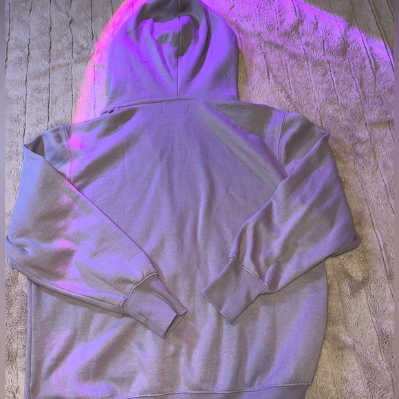 Streetwear society purple active wear zip up size S/M with thumb holes - Picture 3 of 4